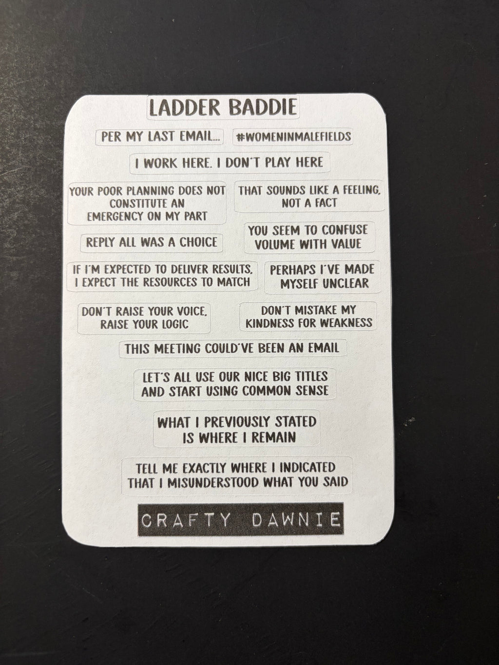 Ladder Baddie Set
